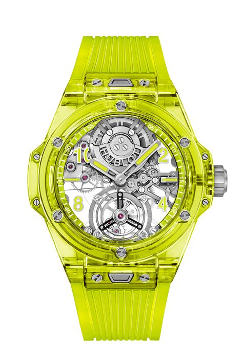 yellow hublot|hublot yellow tourbillon.